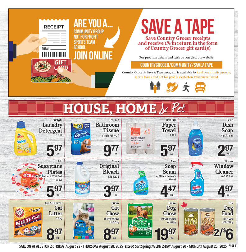 country-grocer - Country Grocer flyer valid from 08-22 - 08-28 - page: 11