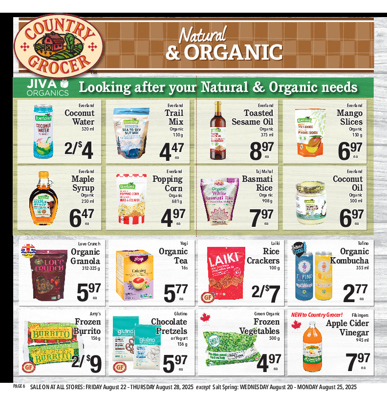 country-grocer - Country Grocer flyer valid from 08-22 - 08-28 - page: 6