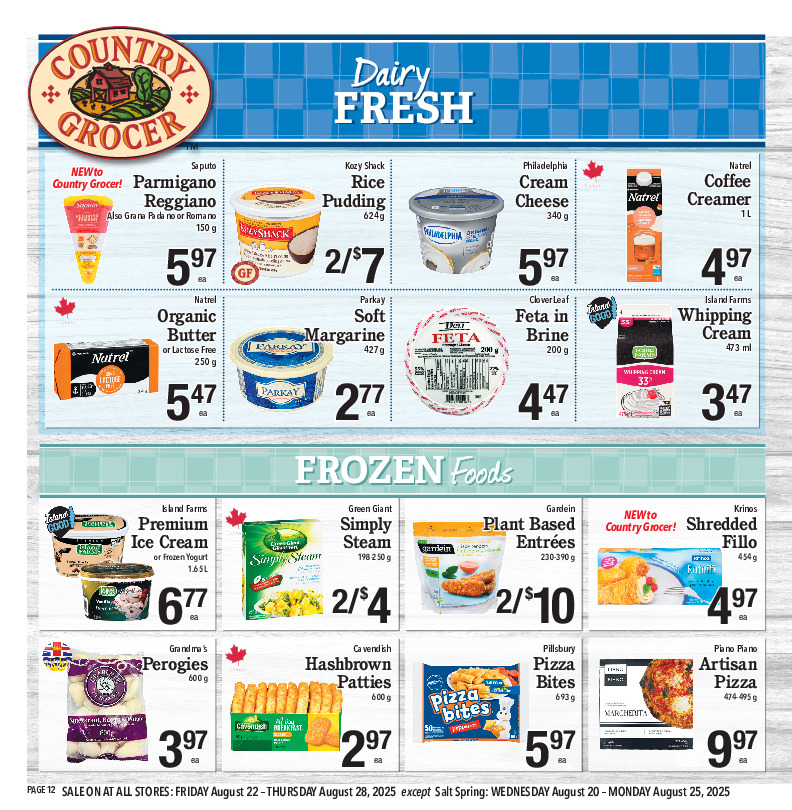 country-grocer - Country Grocer flyer valid from 08-22 - 08-28 - page: 12