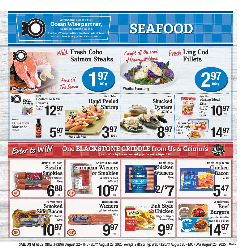 country-grocer - Country Grocer flyer valid from 08-22 - 08-28 - page: 3