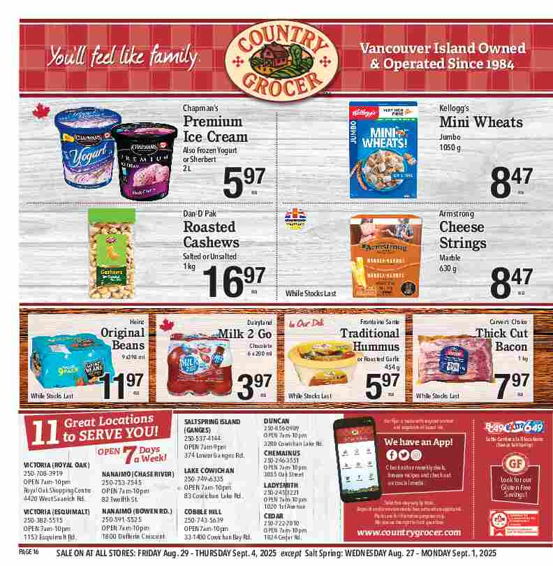 country-grocer - Country Grocer flyer valid from 08-29 - 09-04 - page: 16