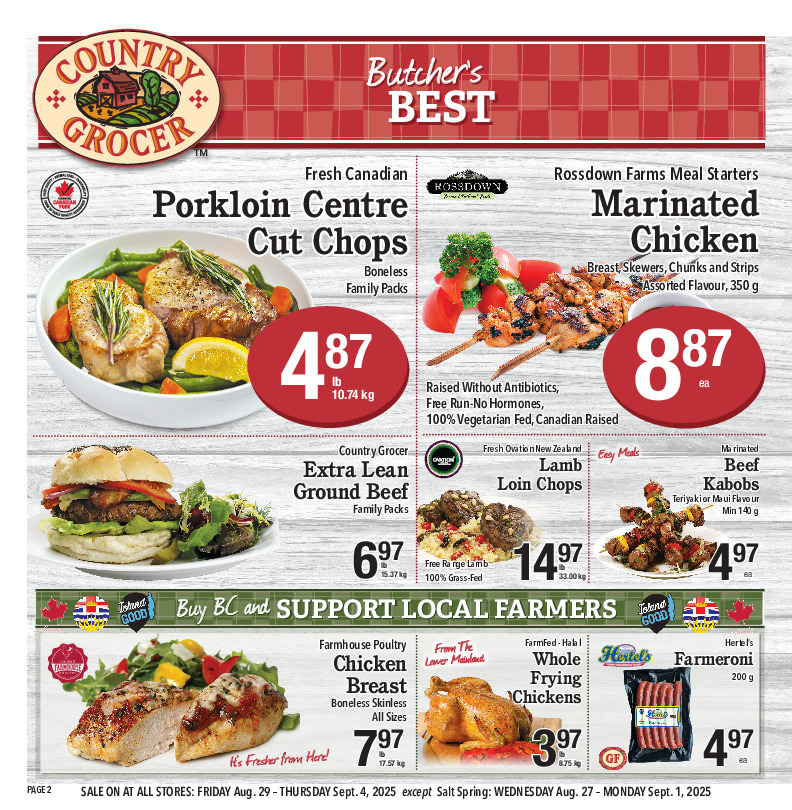 country-grocer - Country Grocer flyer valid from 08-29 - 09-04 - page: 2