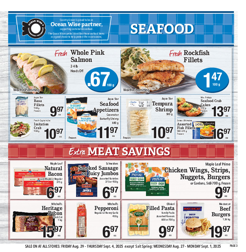 country-grocer - Country Grocer flyer valid from 08-29 - 09-04 - page: 3