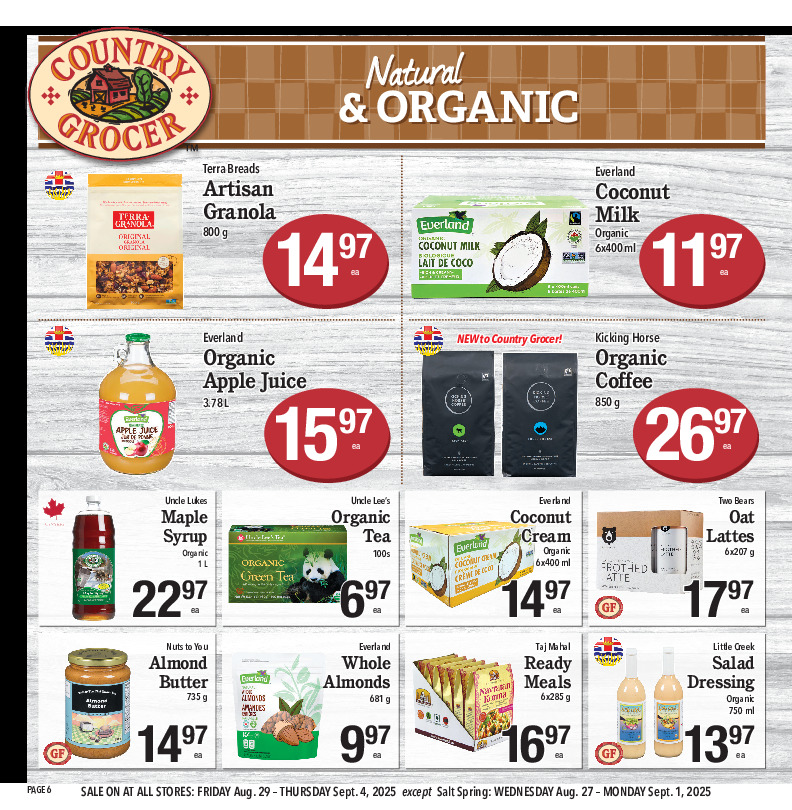 country-grocer - Country Grocer flyer valid from 08-29 - 09-04 - page: 6