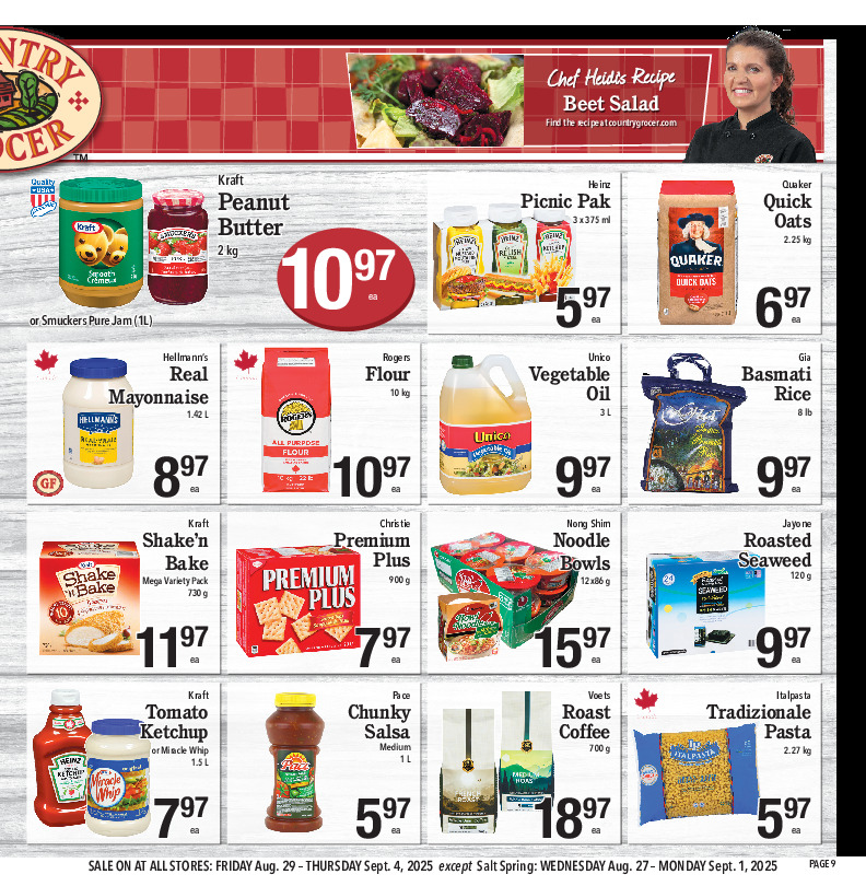 country-grocer - Country Grocer flyer valid from 08-29 - 09-04 - page: 9