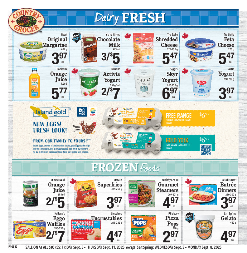 country-grocer - Country Grocer flyer valid from 09-05 - 09-11 - page: 12