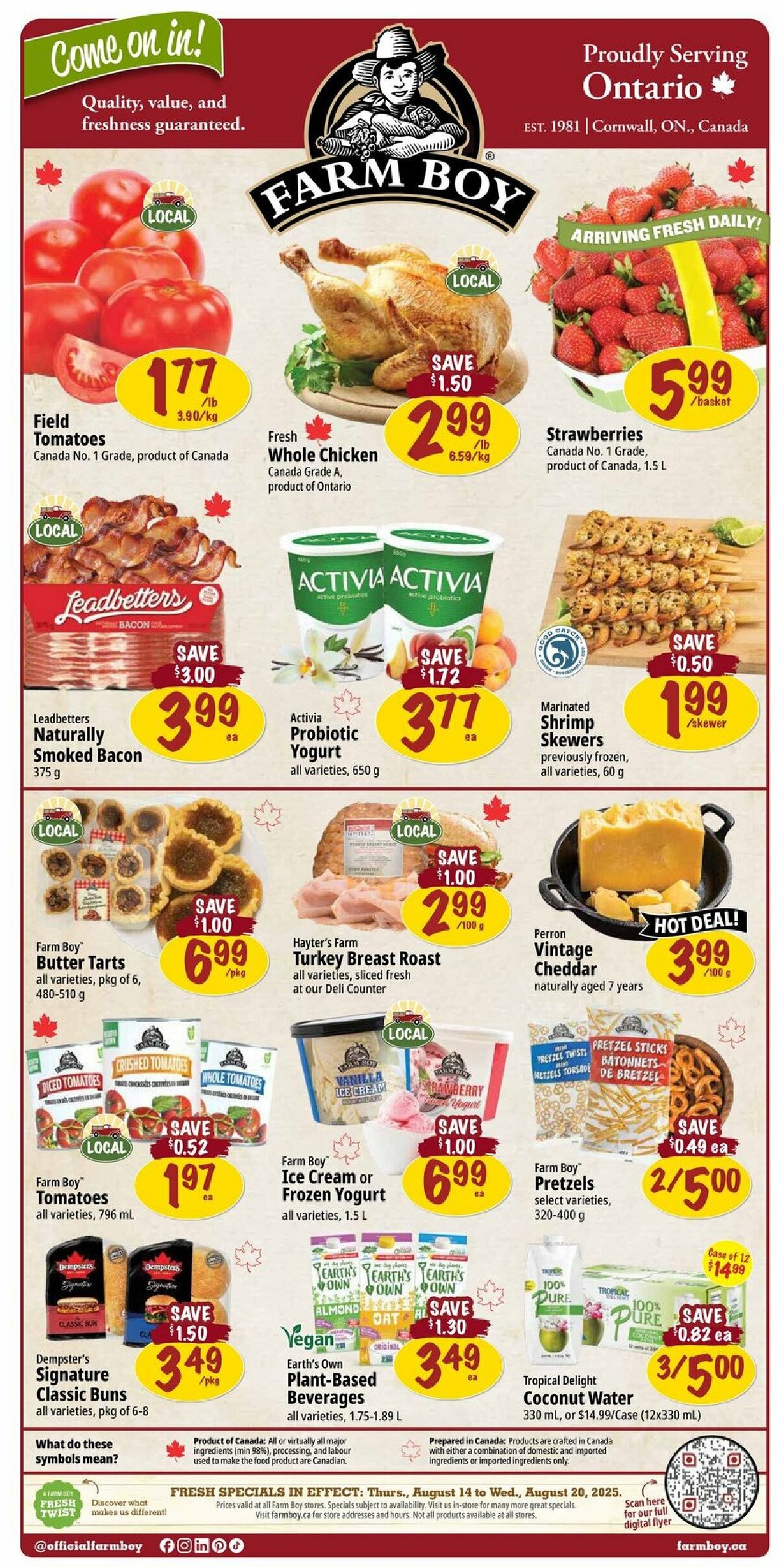 farm-boy - Farm Boy flyer valid from 08-14 - 08-20