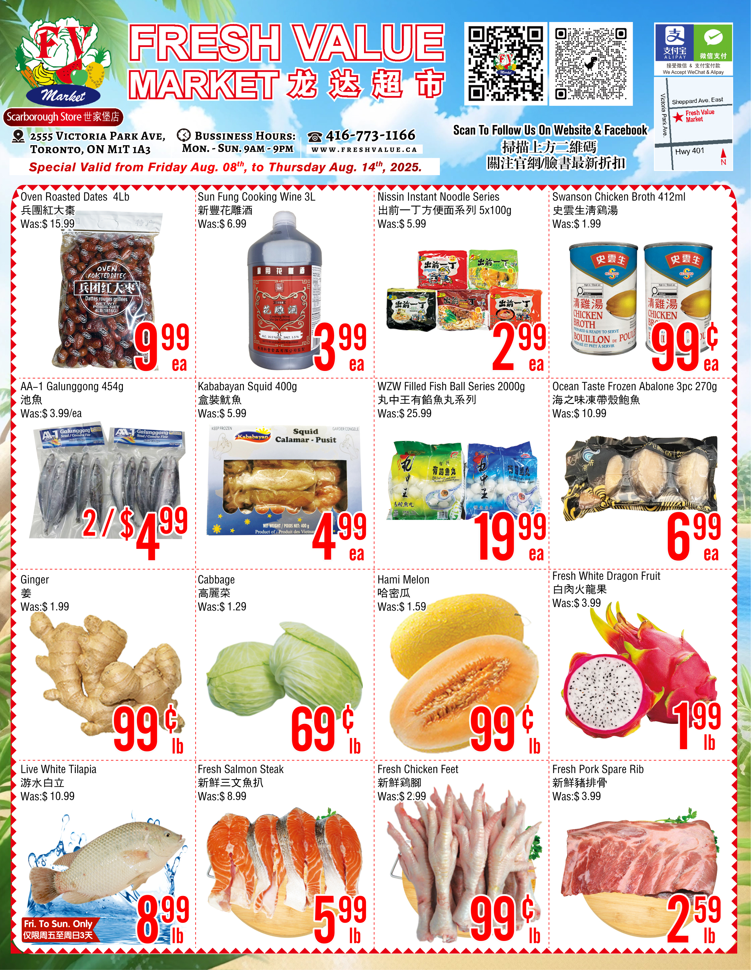 fresh-value-market - Fresh Value Market - Scarborough flyer valid from 08-08 - 08-14