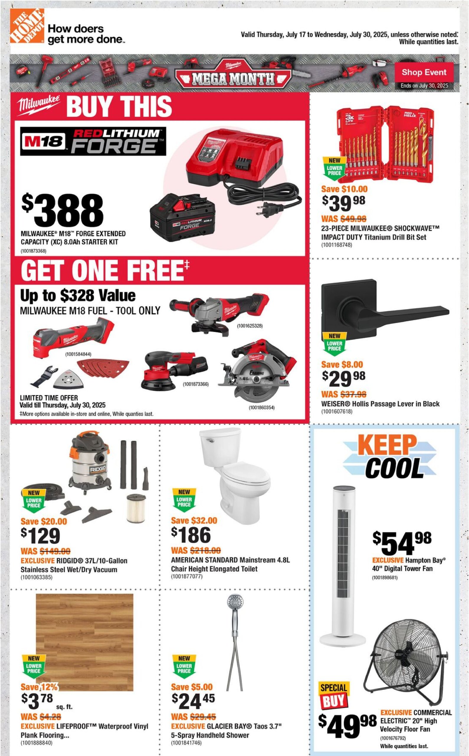 home-depot - Home Depot flyer valid from 07-17 - 07-30