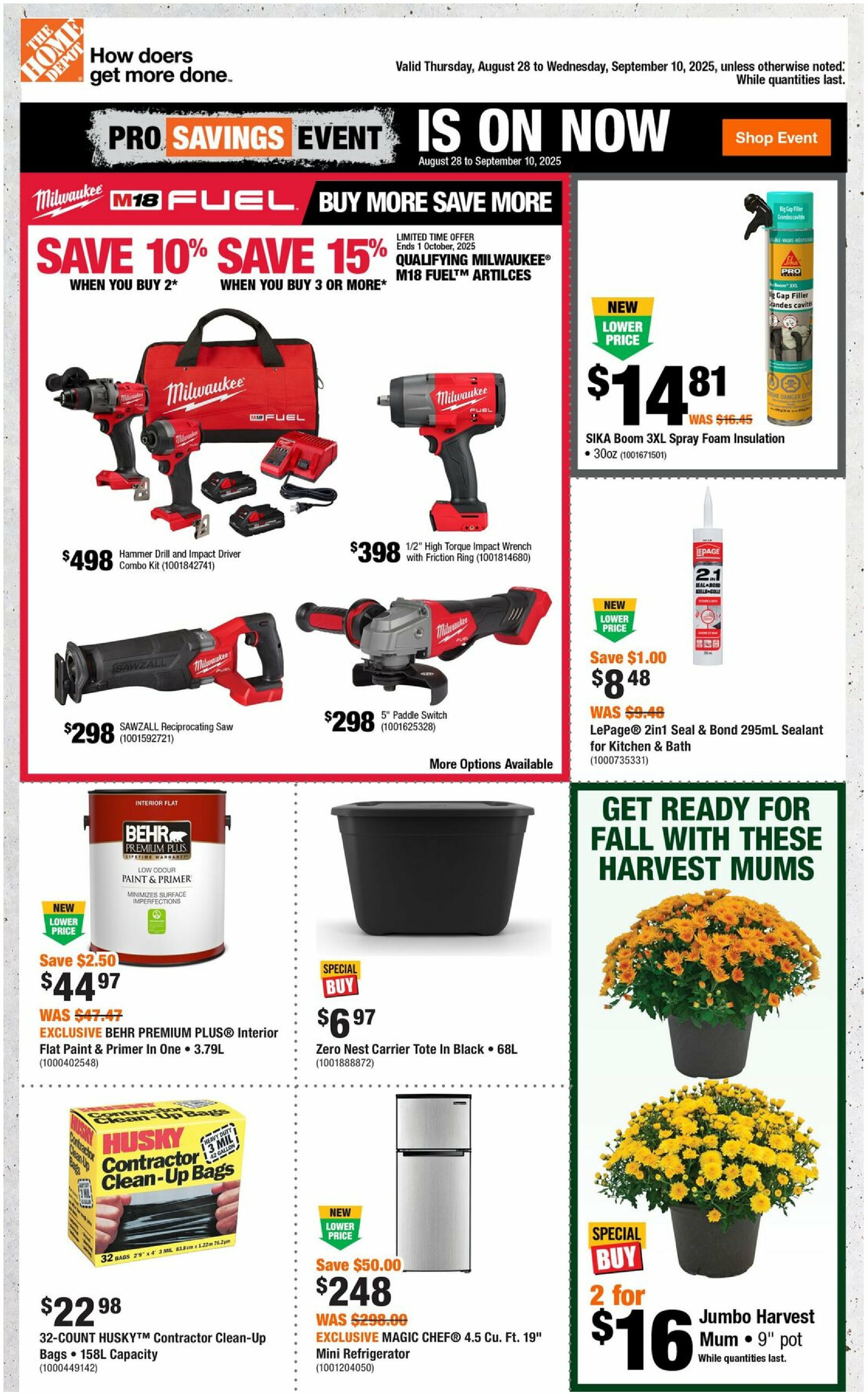 home-depot - Home Depot flyer valid from 08-28 - 09-10