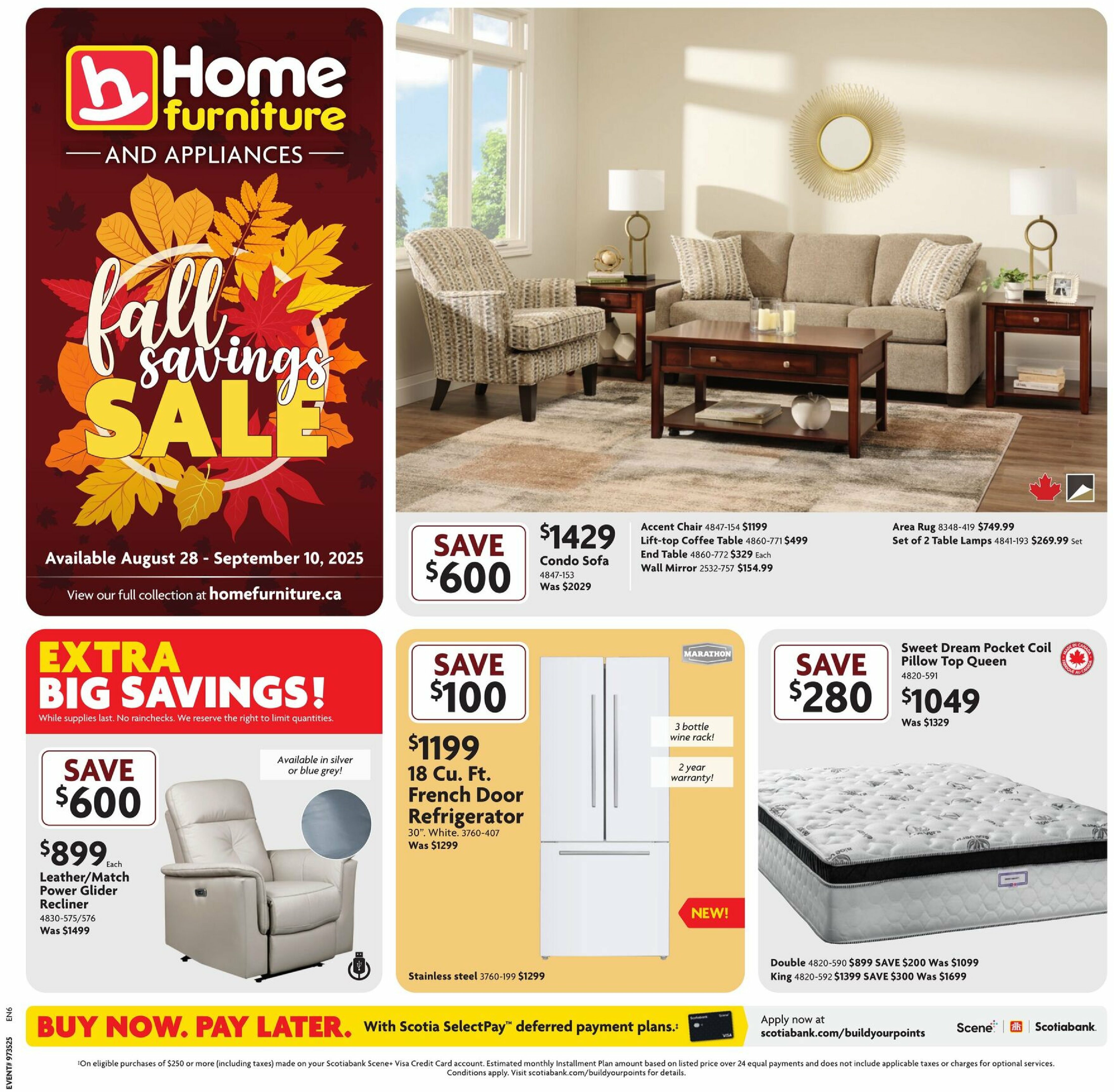home-hardware - Home Hardware - Home Furniture flyer valid from 08-28 - 09-10