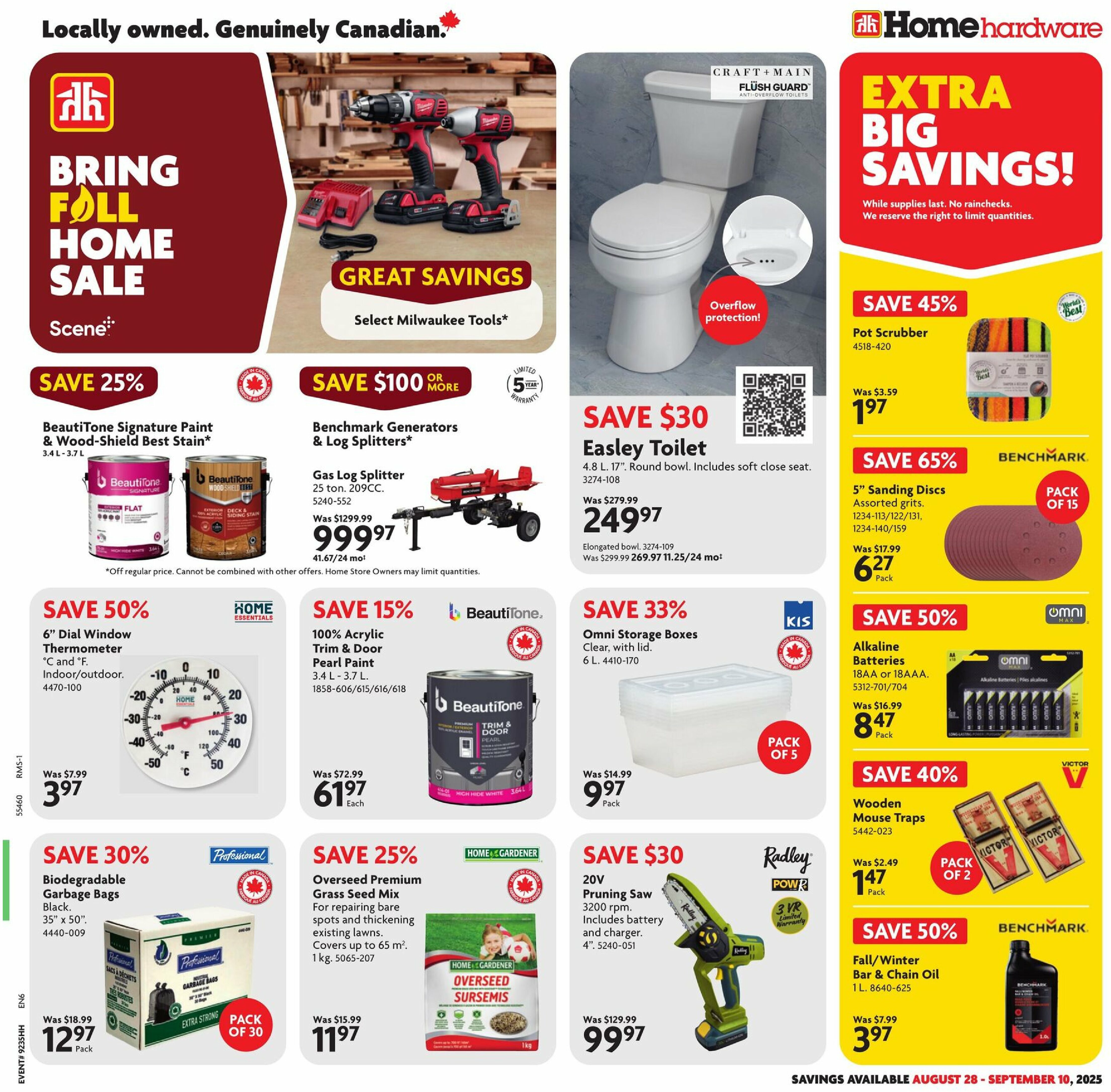 home-hardware - Home Hardware flyer valid from 08-28 - 09-10