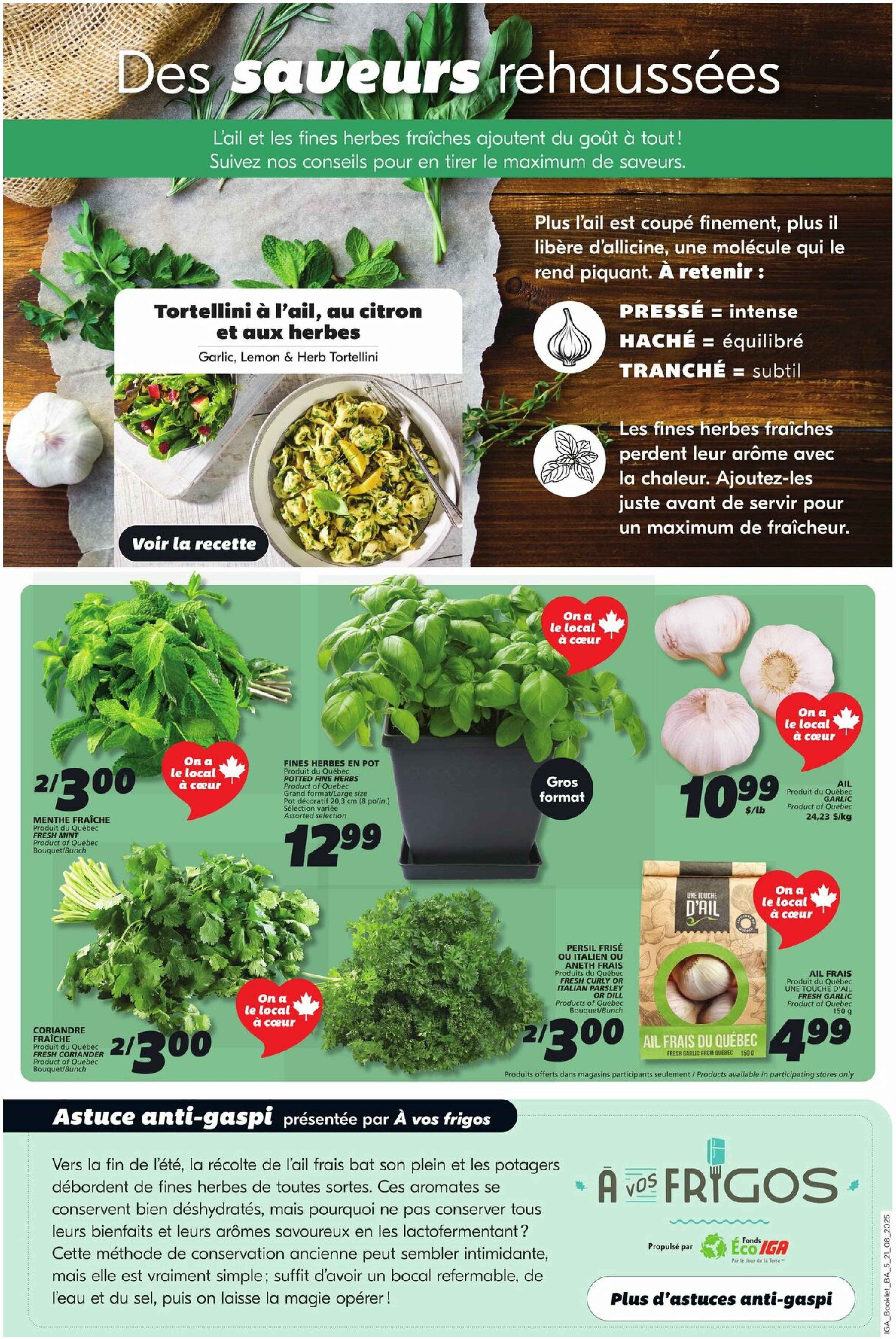 iga - IGA - Harvest flyer valid from 08-21 - 08-27 - page: 5