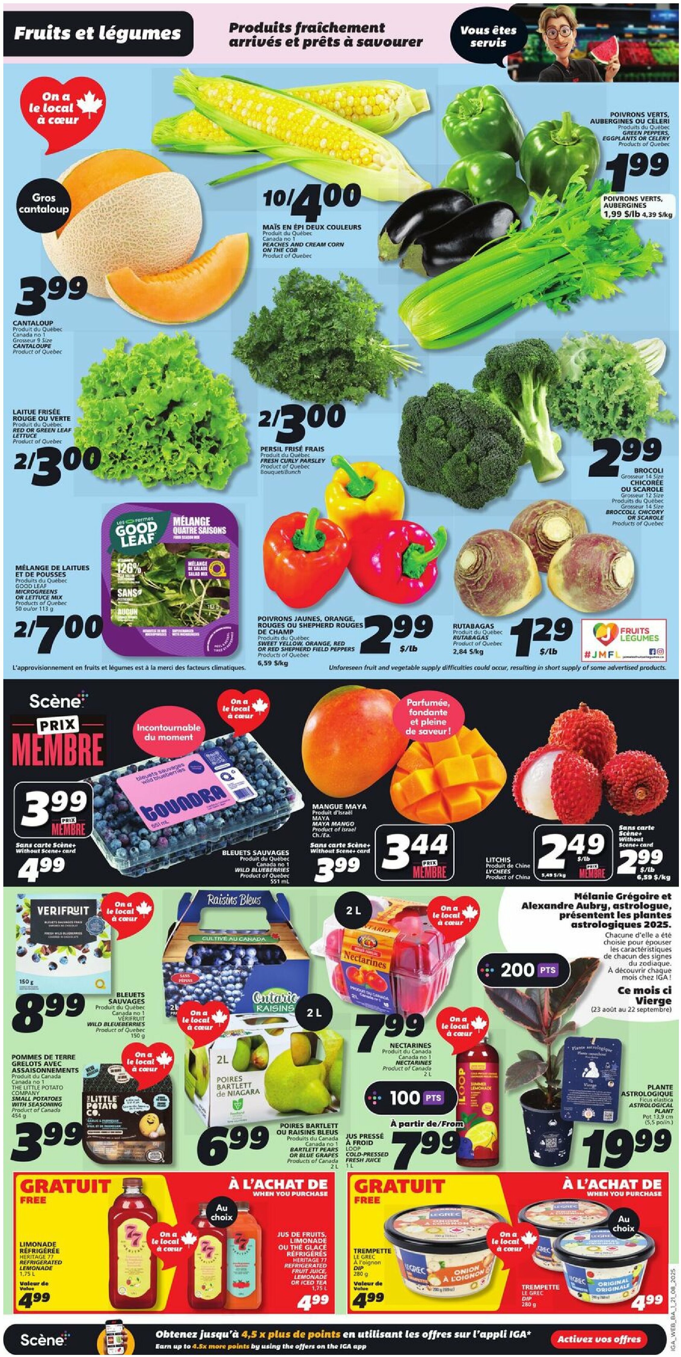 iga - IGA - New Brunswick flyer valid from 08-21 - 08-27 - page: 3