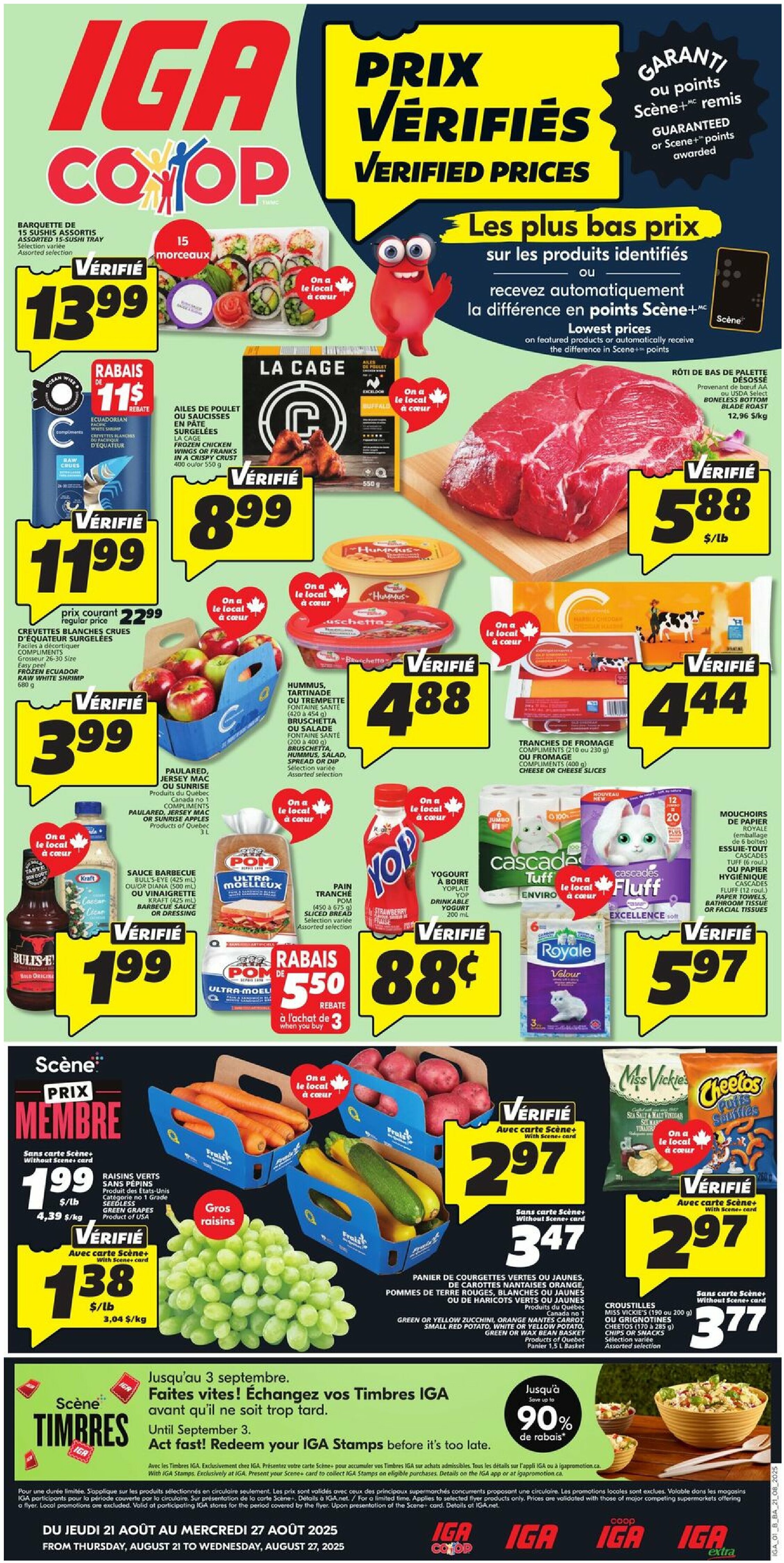 iga - IGA - New Brunswick flyer valid from 08-21 - 08-27