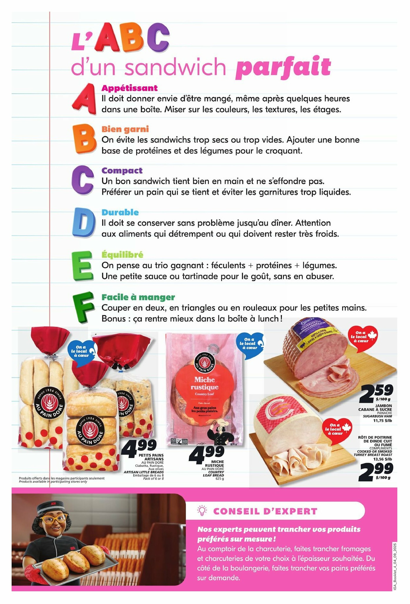 iga - IGA - Back to school flyer valid from 09-04 - 09-10 - page: 4