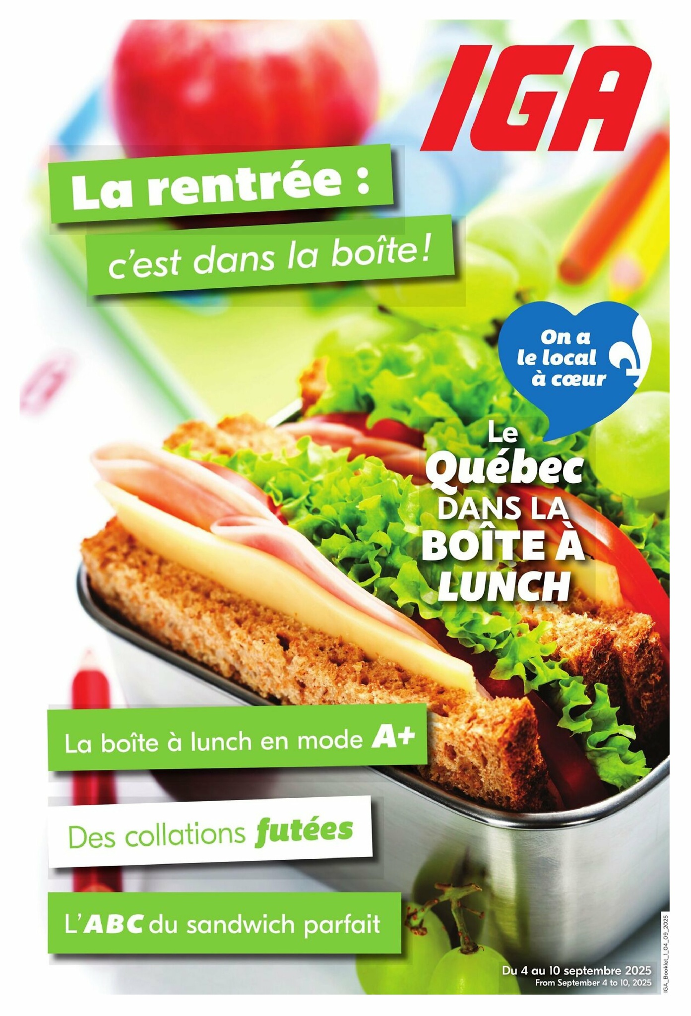 iga - IGA - Back to school flyer valid from 09-04 - 09-10