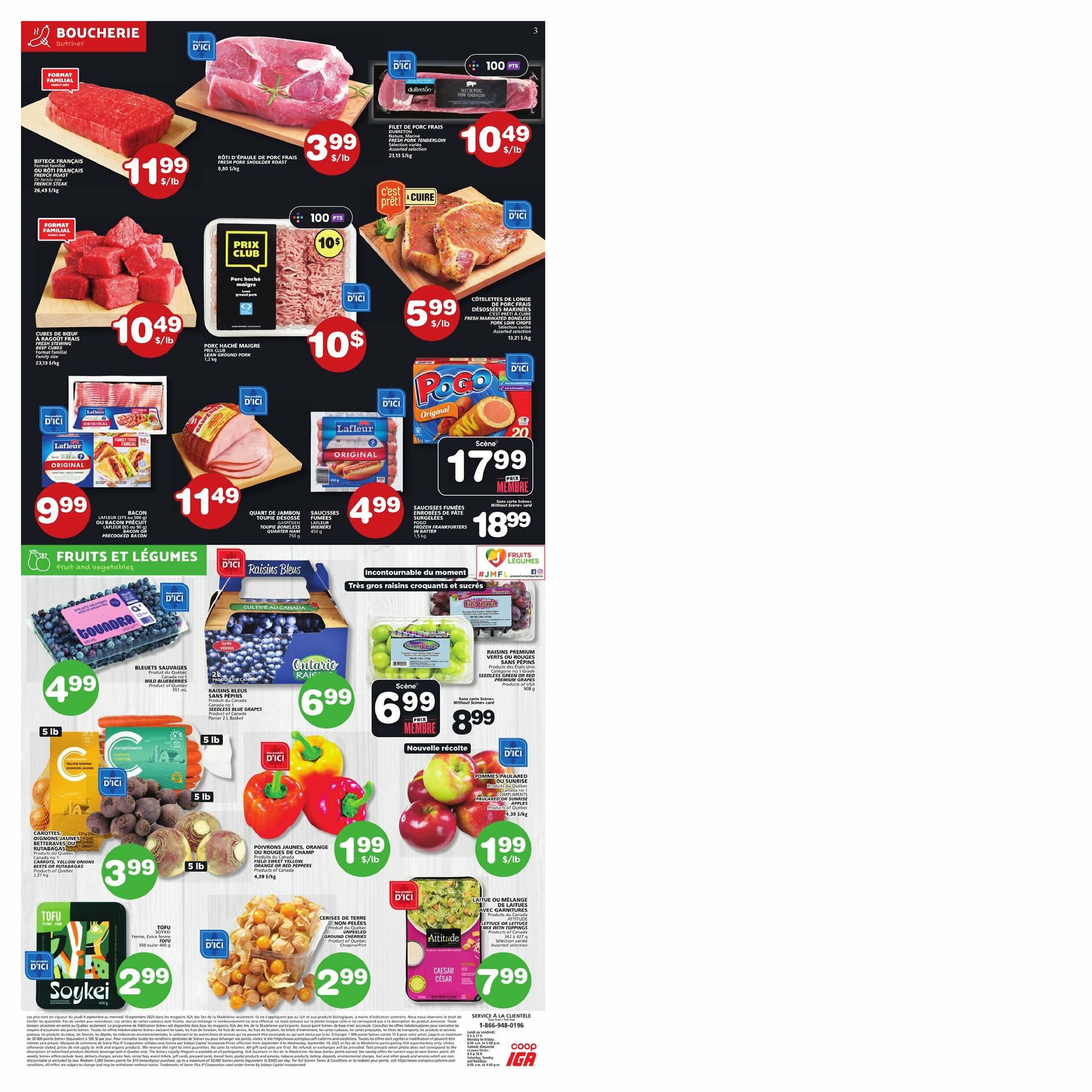 iga - IGA - Île de la Madeleine flyer valid from 09-04 - 09-10 - page: 3