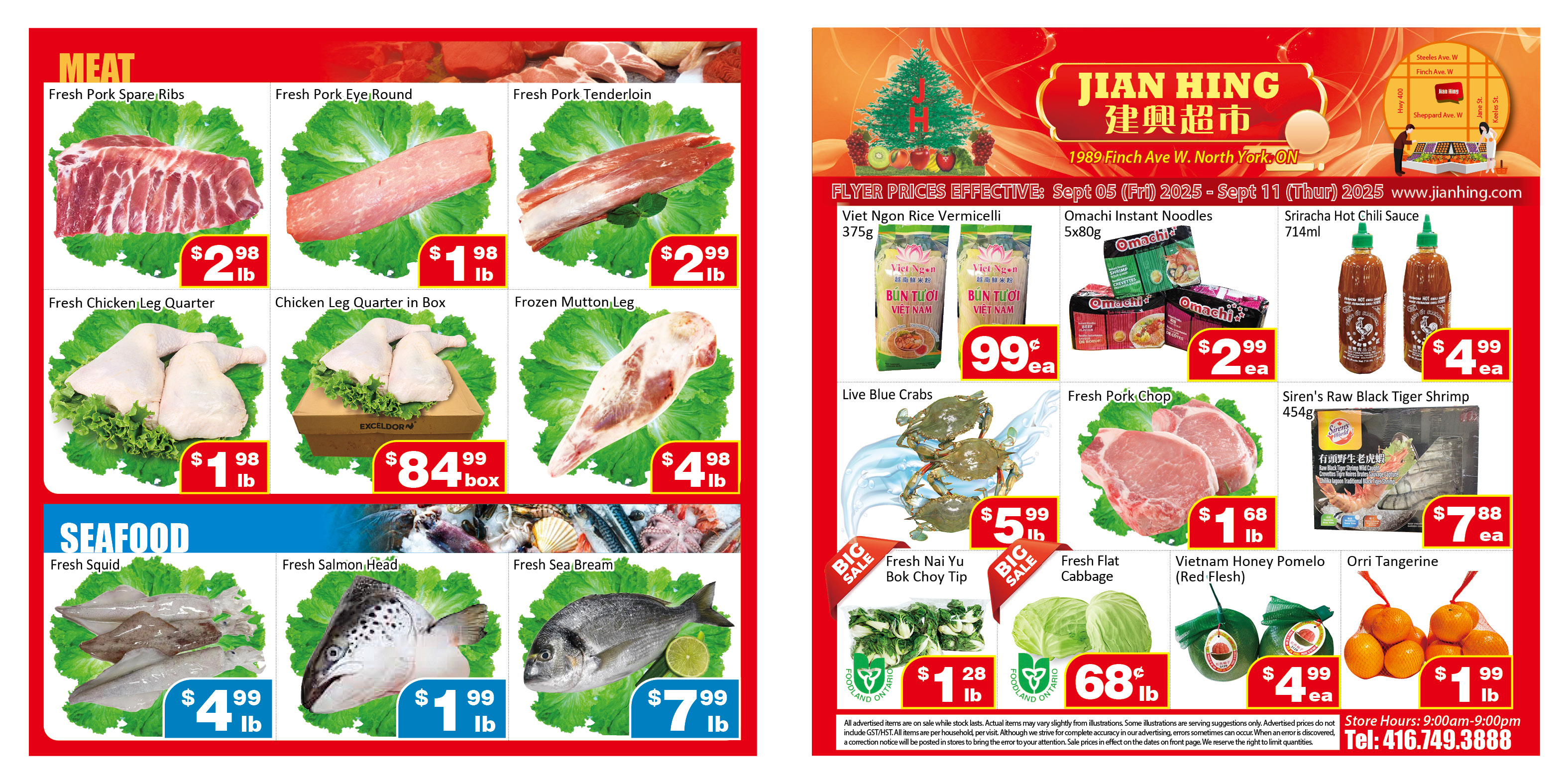 jian-hing - Jian Hing - North York flyer valid from 09-05 - 09-11 - page: 1