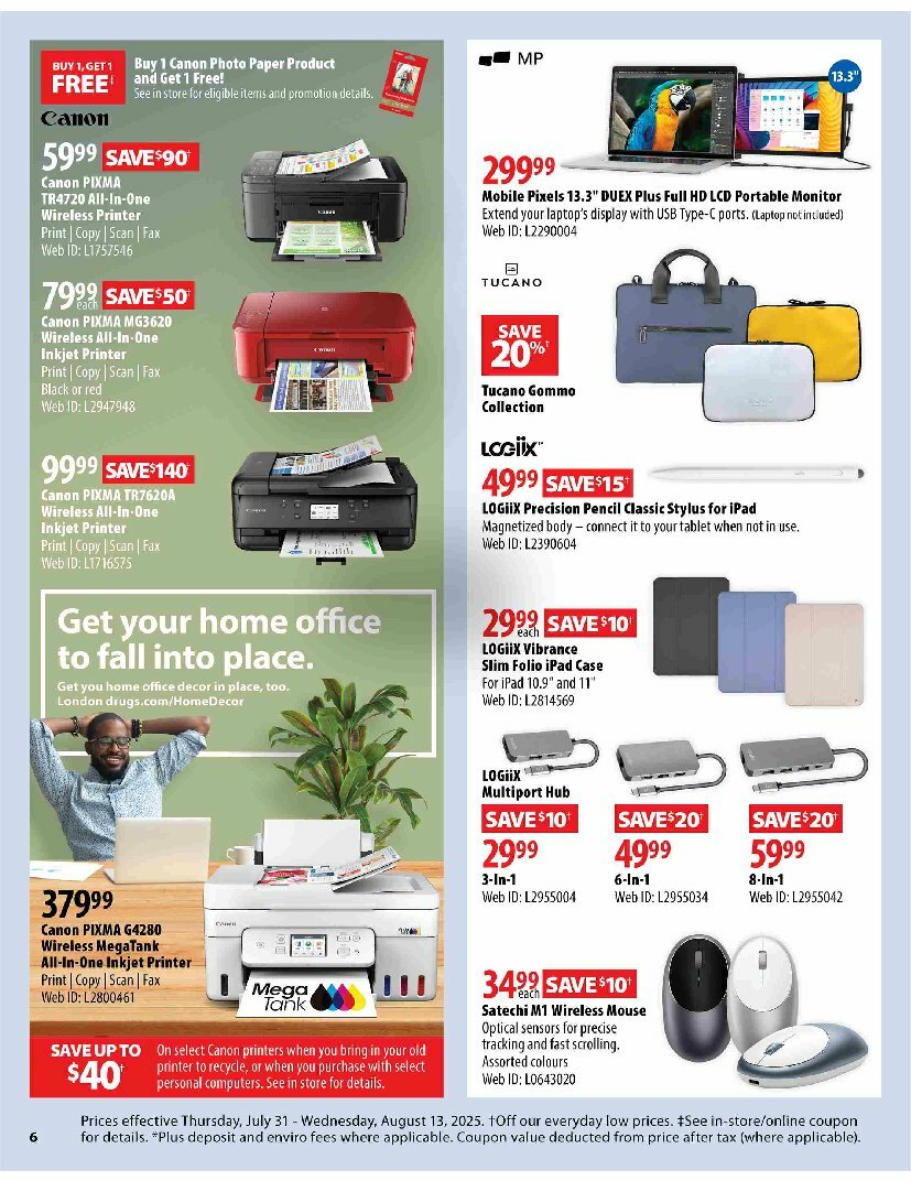 london-drugs - London Drugs - Back to School flyer valid from 07-31 - 08-13 - page: 6