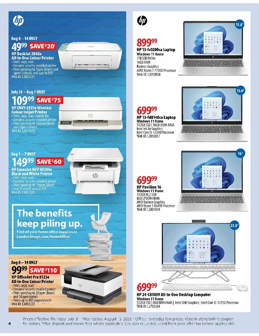 london-drugs - London Drugs - Back to School flyer valid from 07-31 - 08-13 - page: 4