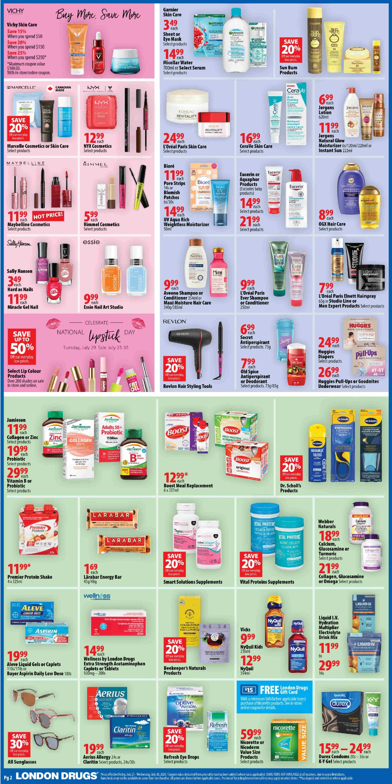 london-drugs - London Drugs flyer valid from 07-25 - 07-30 - page: 2