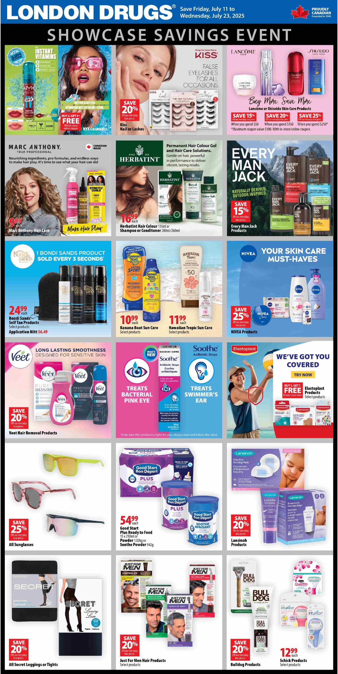 london-drugs - London Drugs - Showcase Savings Event flyer valid from 07-11 - 07-23