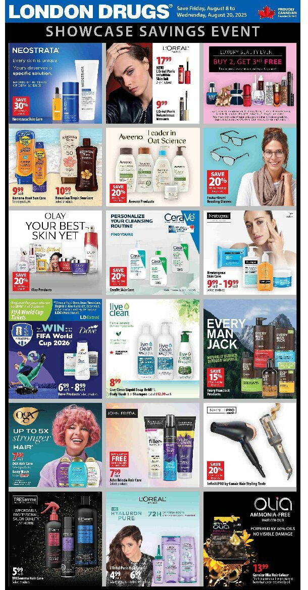 london-drugs - London Drugs - Showcase Savings Event flyer valid from 08-08 - 08-20