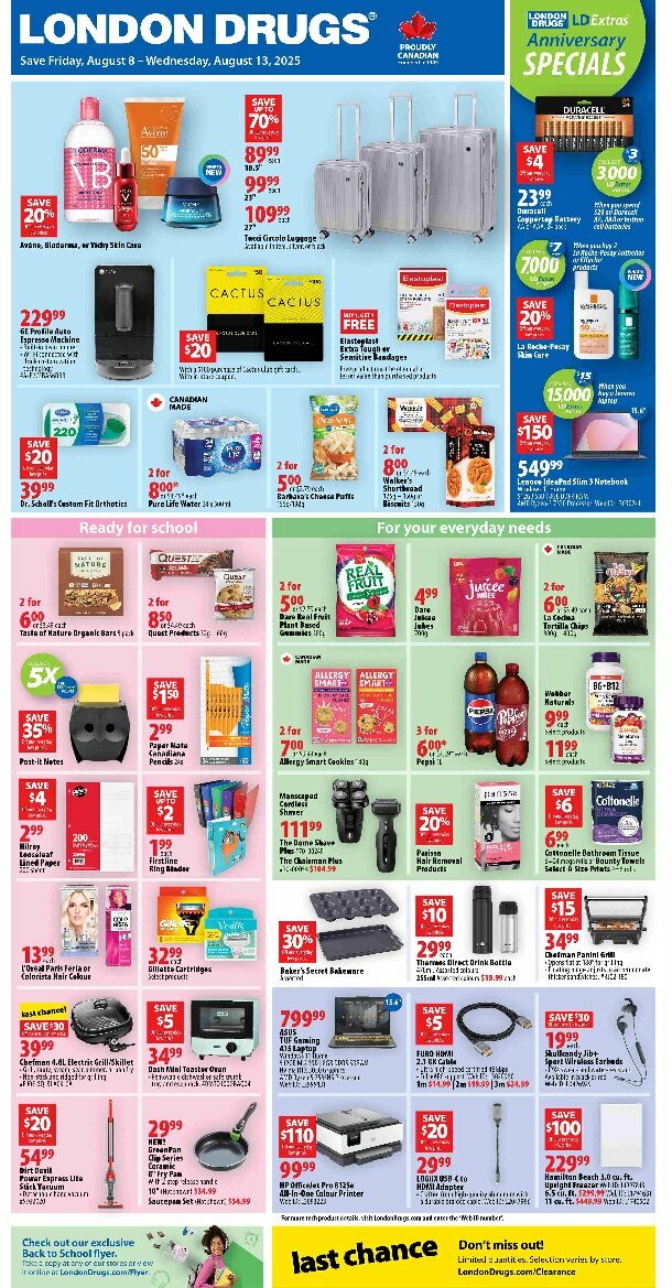 london-drugs - London Drugs flyer valid from 08-08 - 08-13