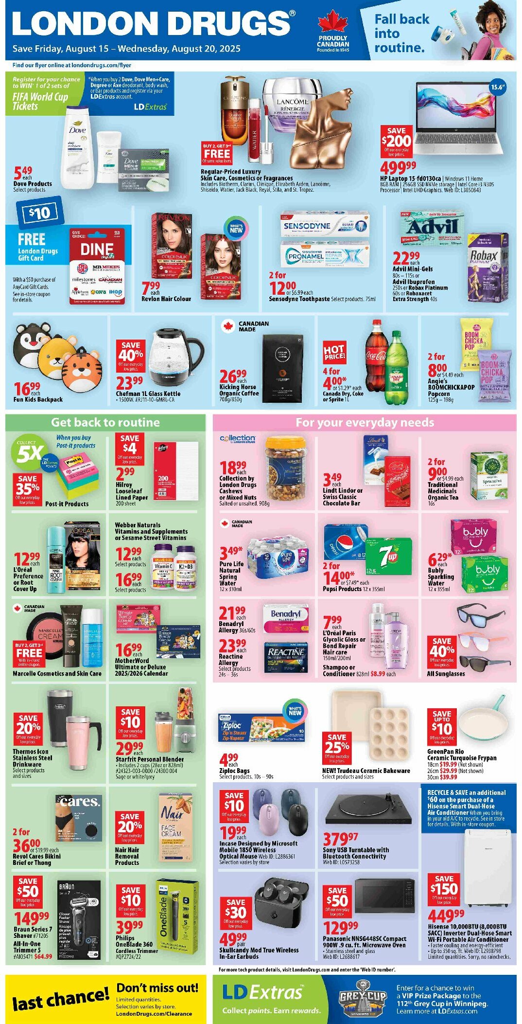 london-drugs - London Drugs flyer valid from 08-15 - 08-20