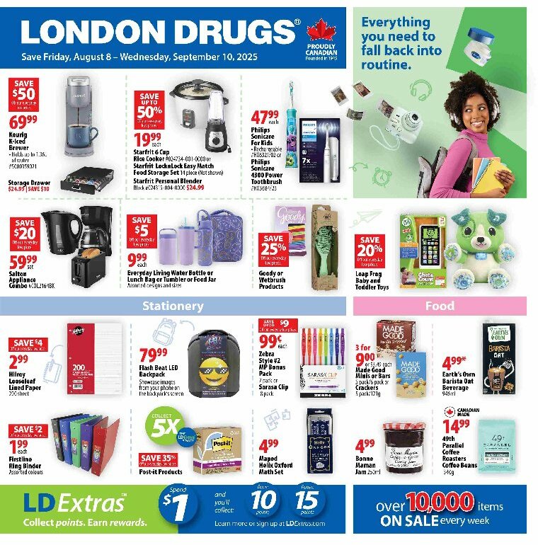 london-drugs - London Drugs - Back to School flyer valid from 08-08 - 09-10