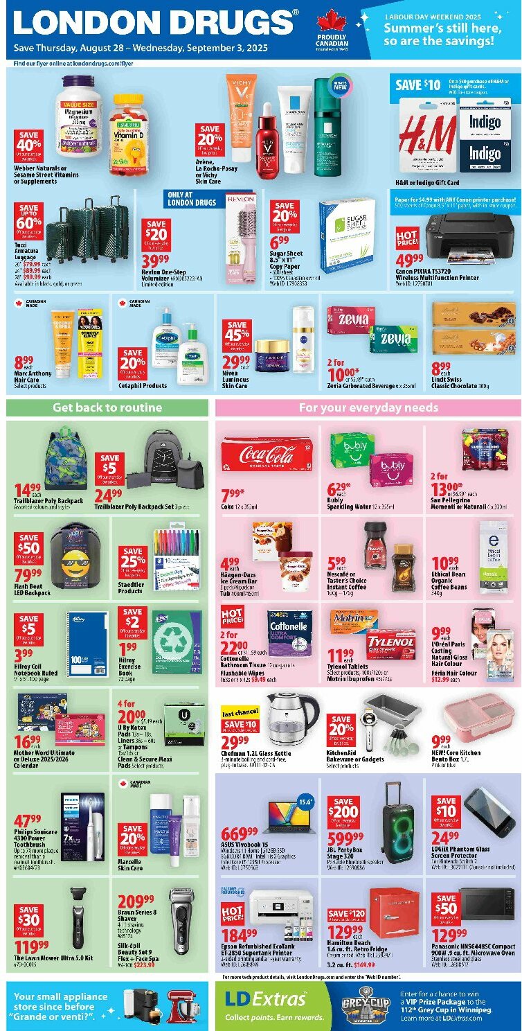 london-drugs - London Drugs flyer valid from 08-28 - 09-03