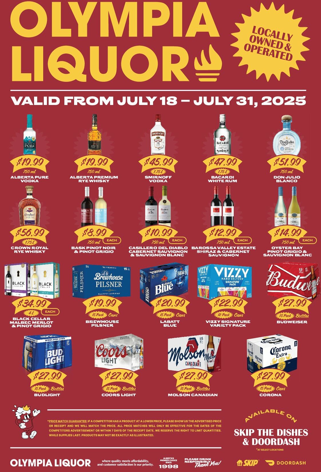 olympia-liquor - Olympia Liquor flyer valid from 07-18 - 07-31