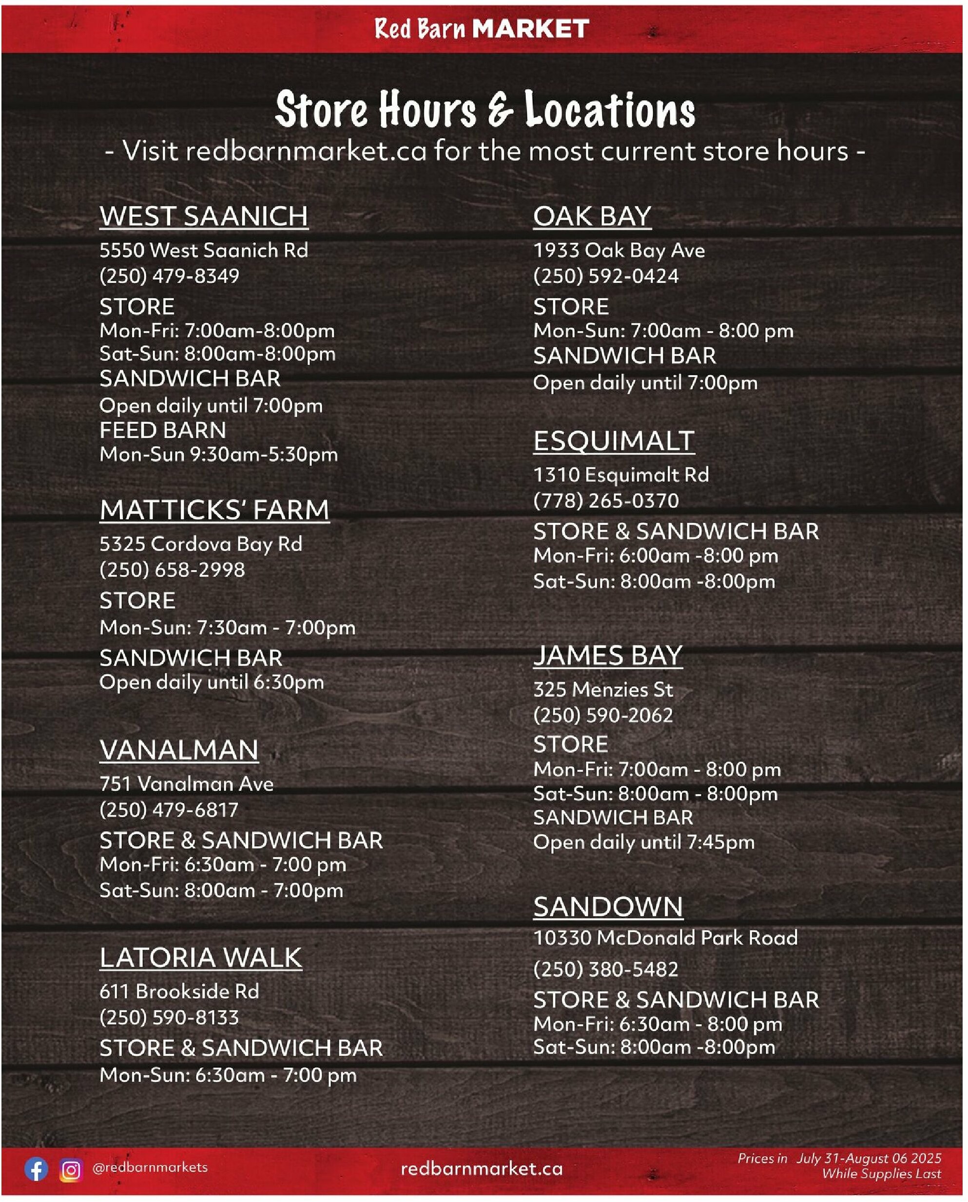 red-barn-market - Red Barn Market flyer valid from 07-31 - 08-06 - page: 12