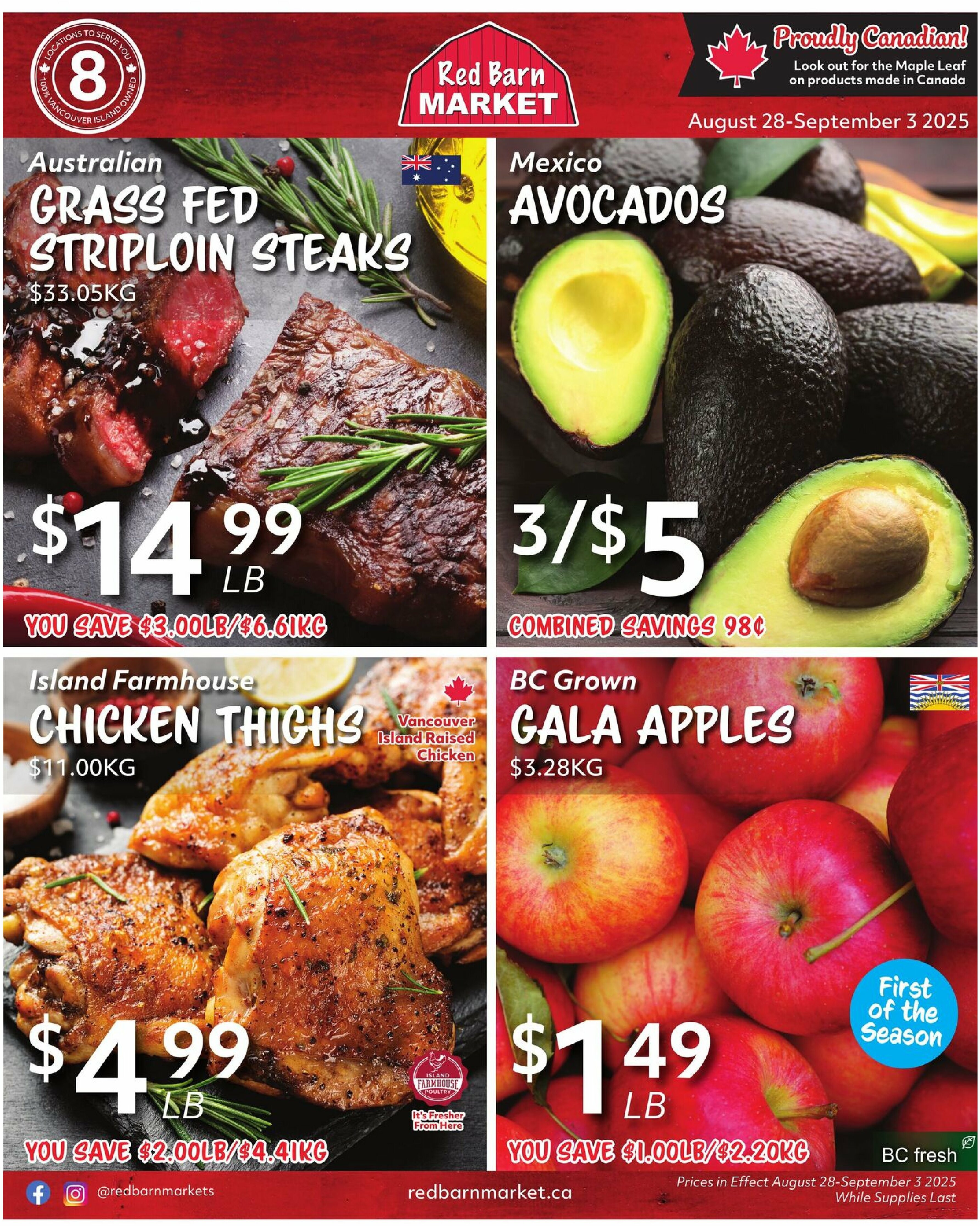 red-barn-market - Red Barn Market flyer valid from 08-28 - 09-03 - page: 1