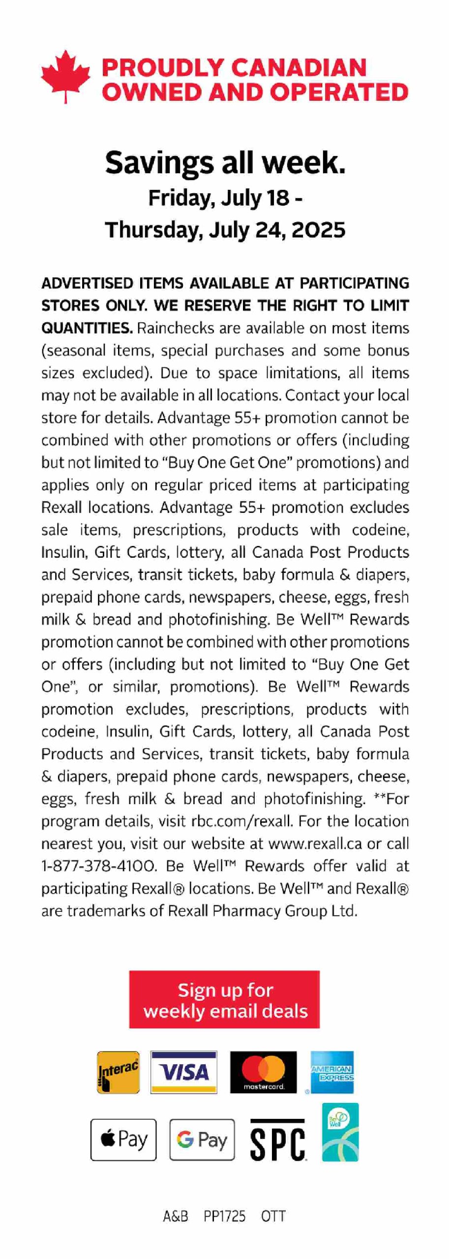 rexall - Rexall flyer valid from 07-18 - 07-24 - page: 15