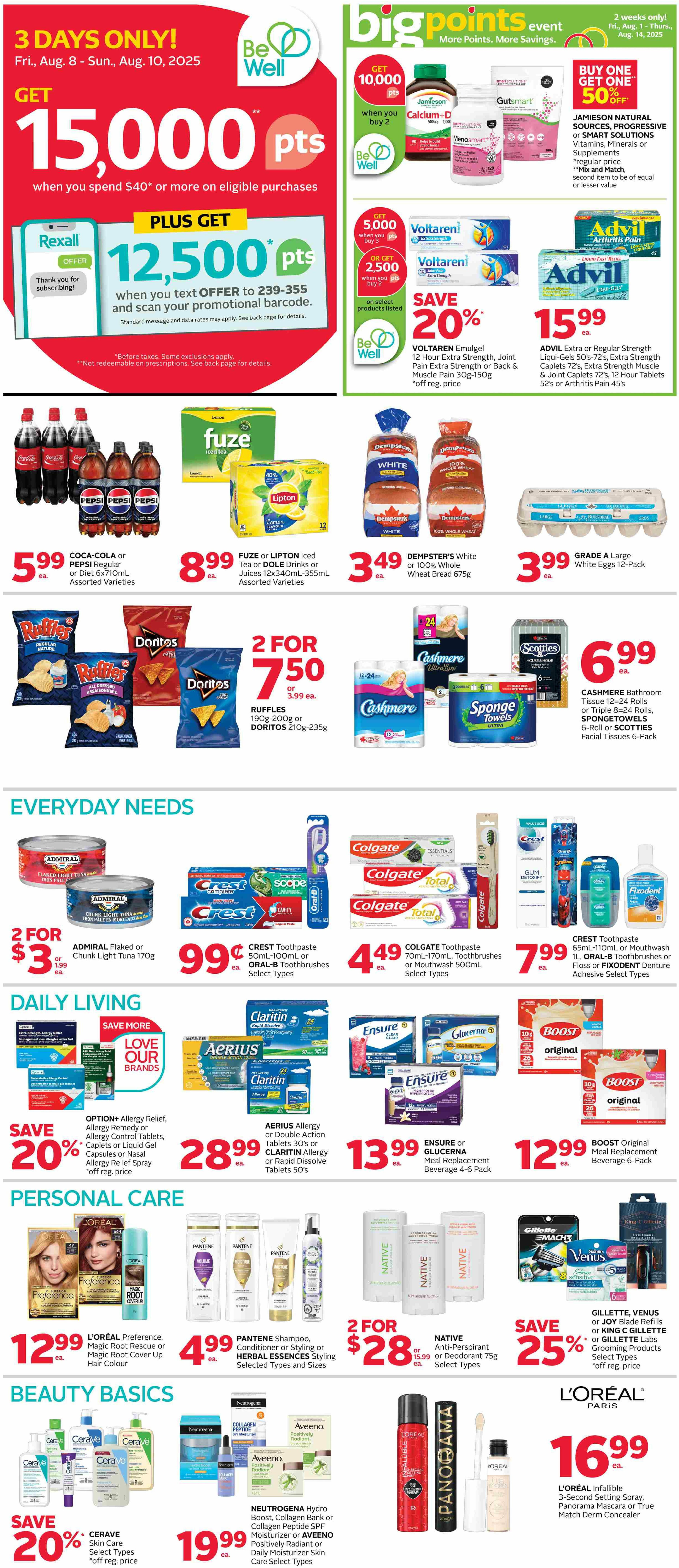rexall - Rexall flyer valid from 08-08 - 08-14