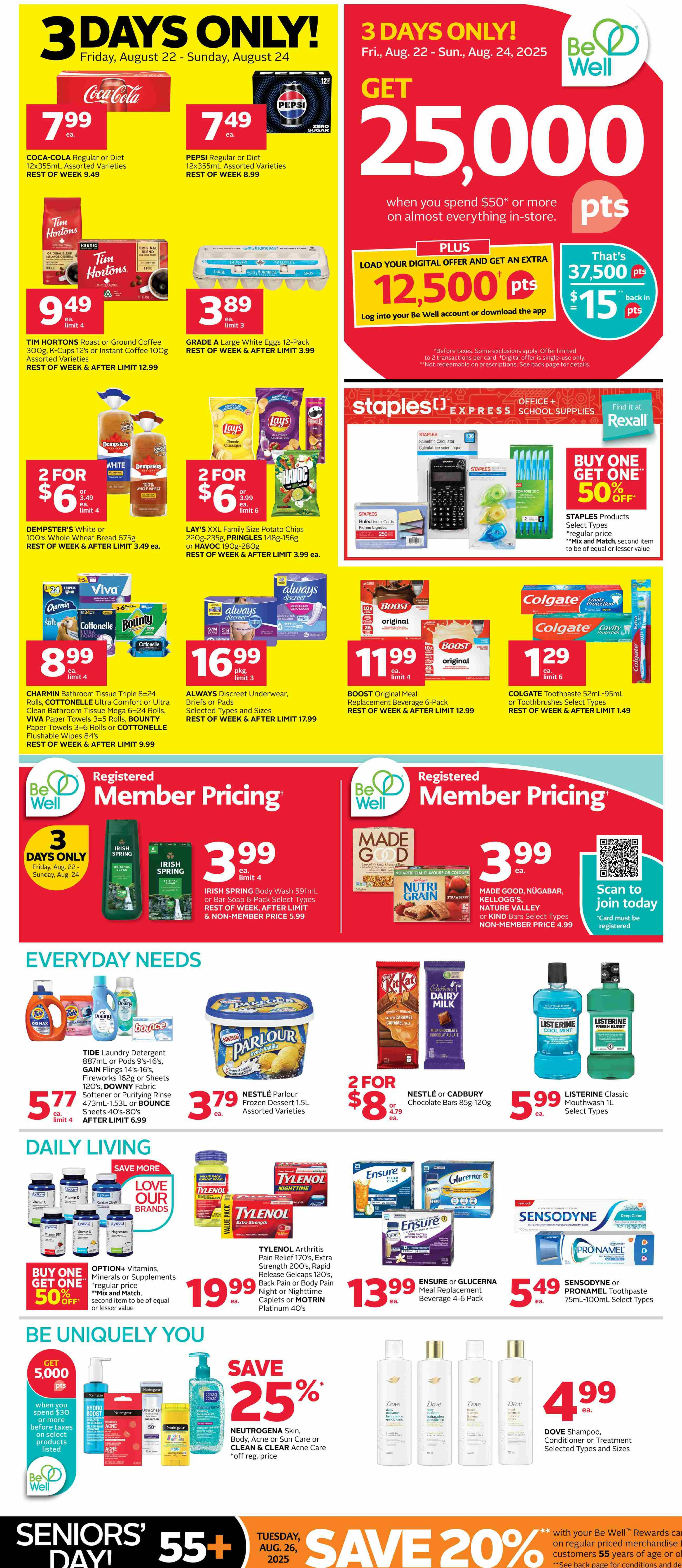 rexall - Rexall flyer valid from 08-22 - 08-28