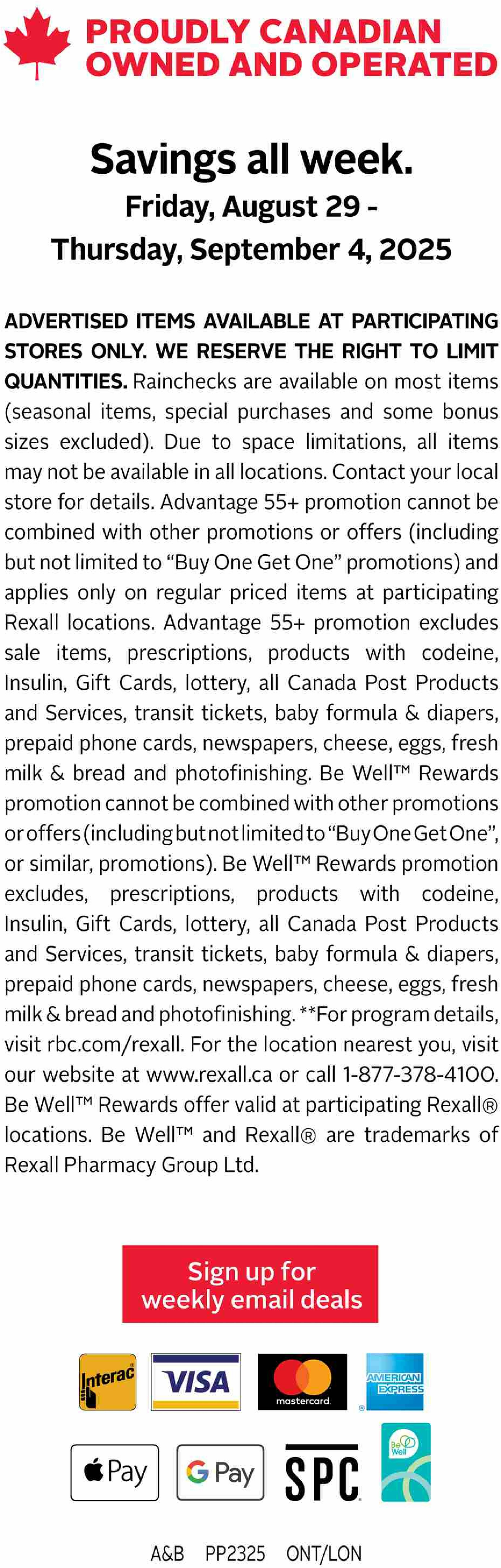 rexall - Rexall flyer valid from 08-29 - 09-04 - page: 17