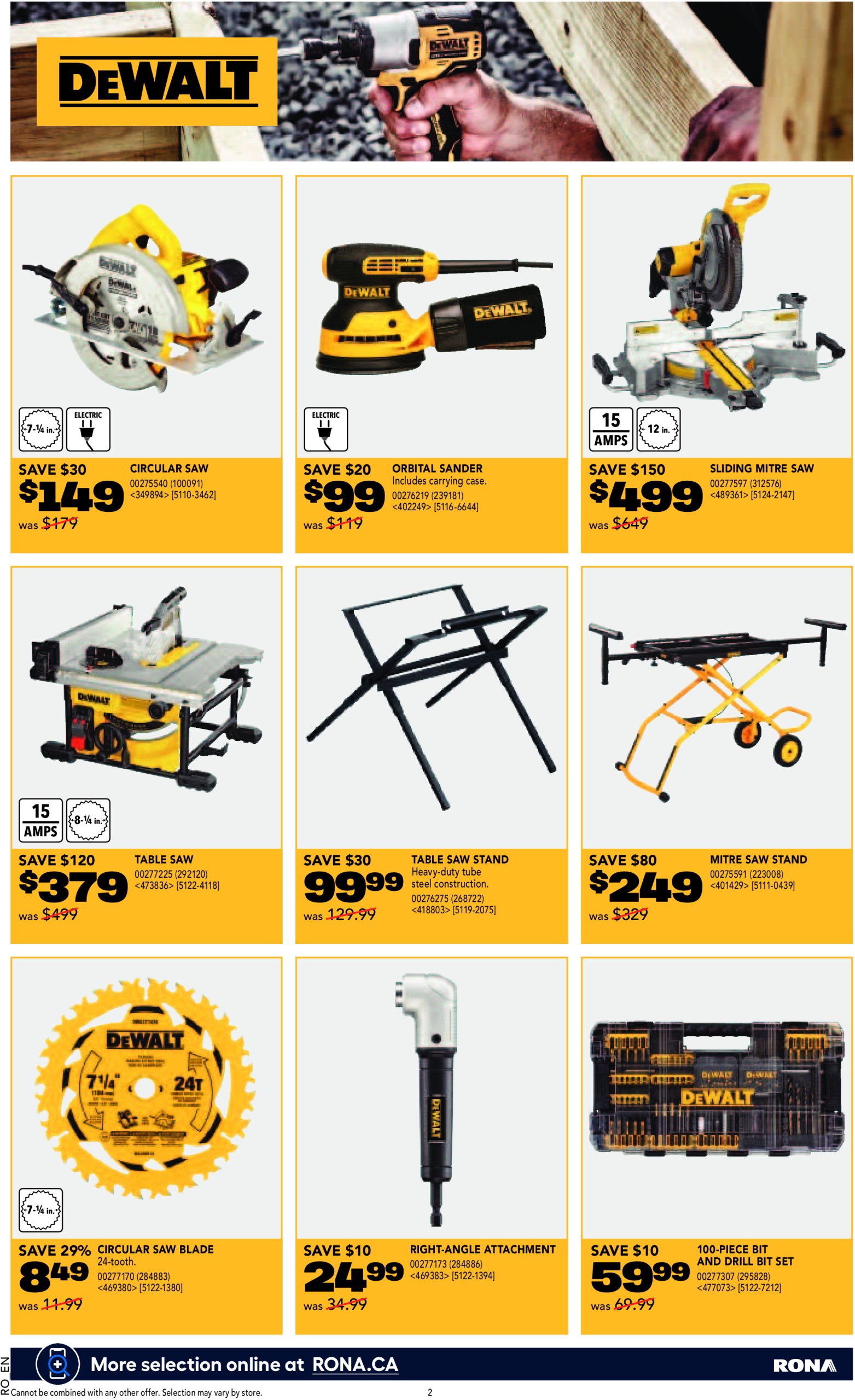 rona - Rona - Tools Catalogue flyer valid from 05-08 - 07-30 - page: 3