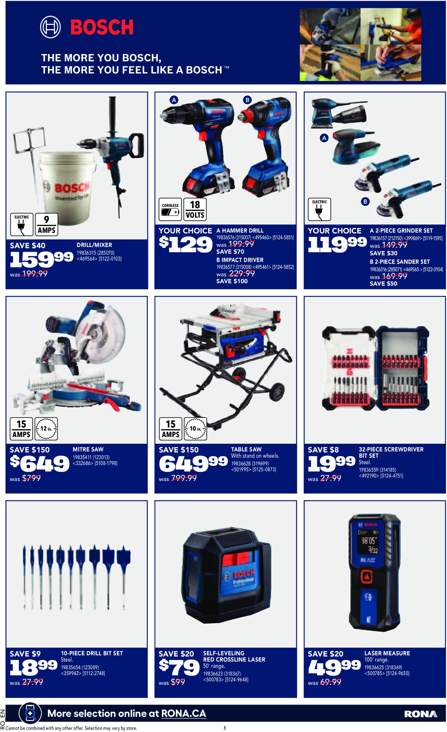 rona - Rona - Tools Catalogue flyer valid from 05-08 - 07-30 - page: 9