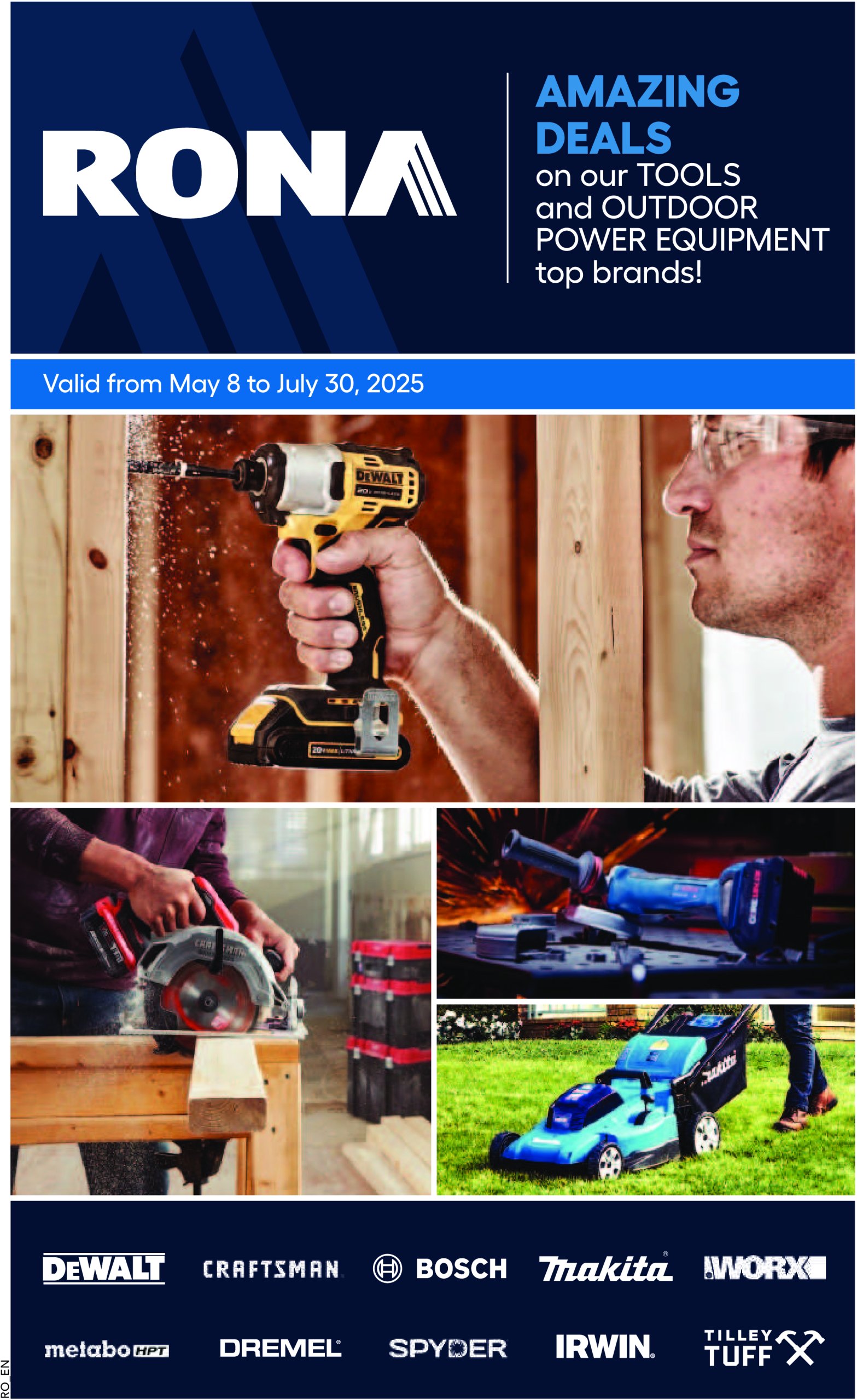 rona - Rona - Tools Catalogue flyer valid from 05-08 - 07-30