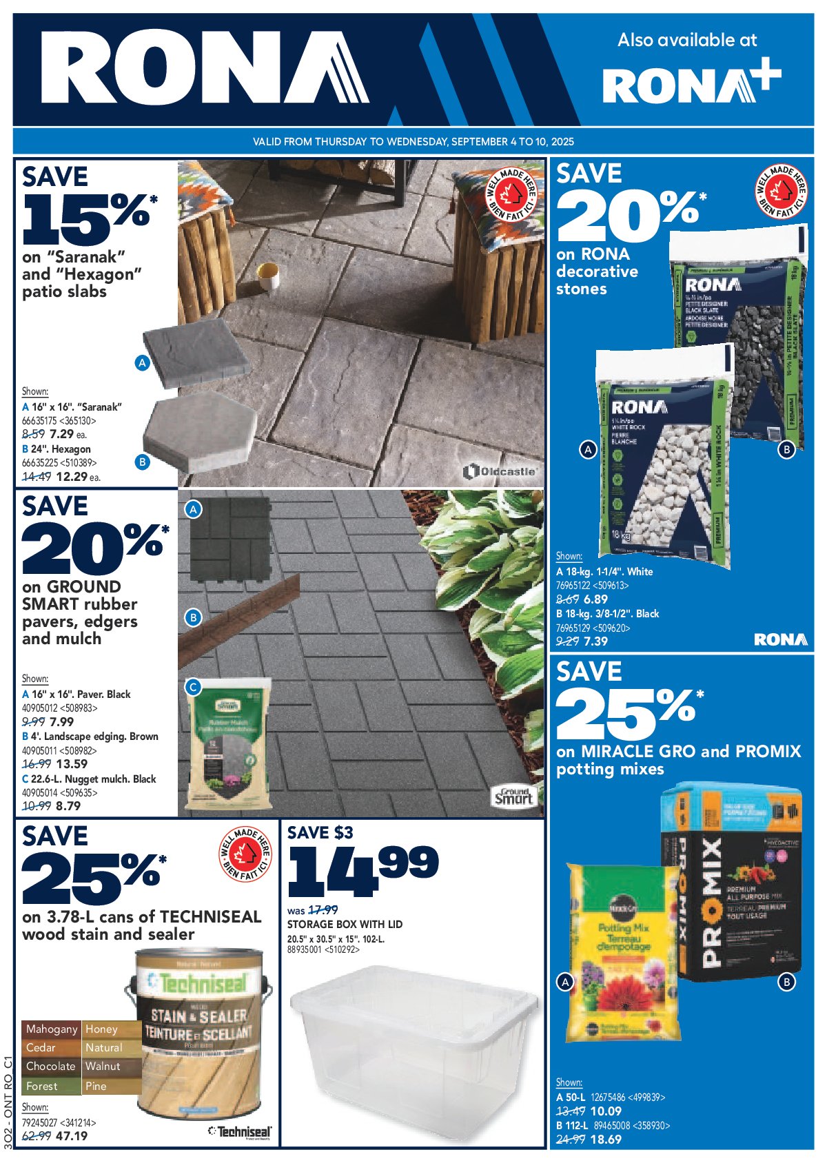 rona - Rona flyer valid from 09-04 - 09-10