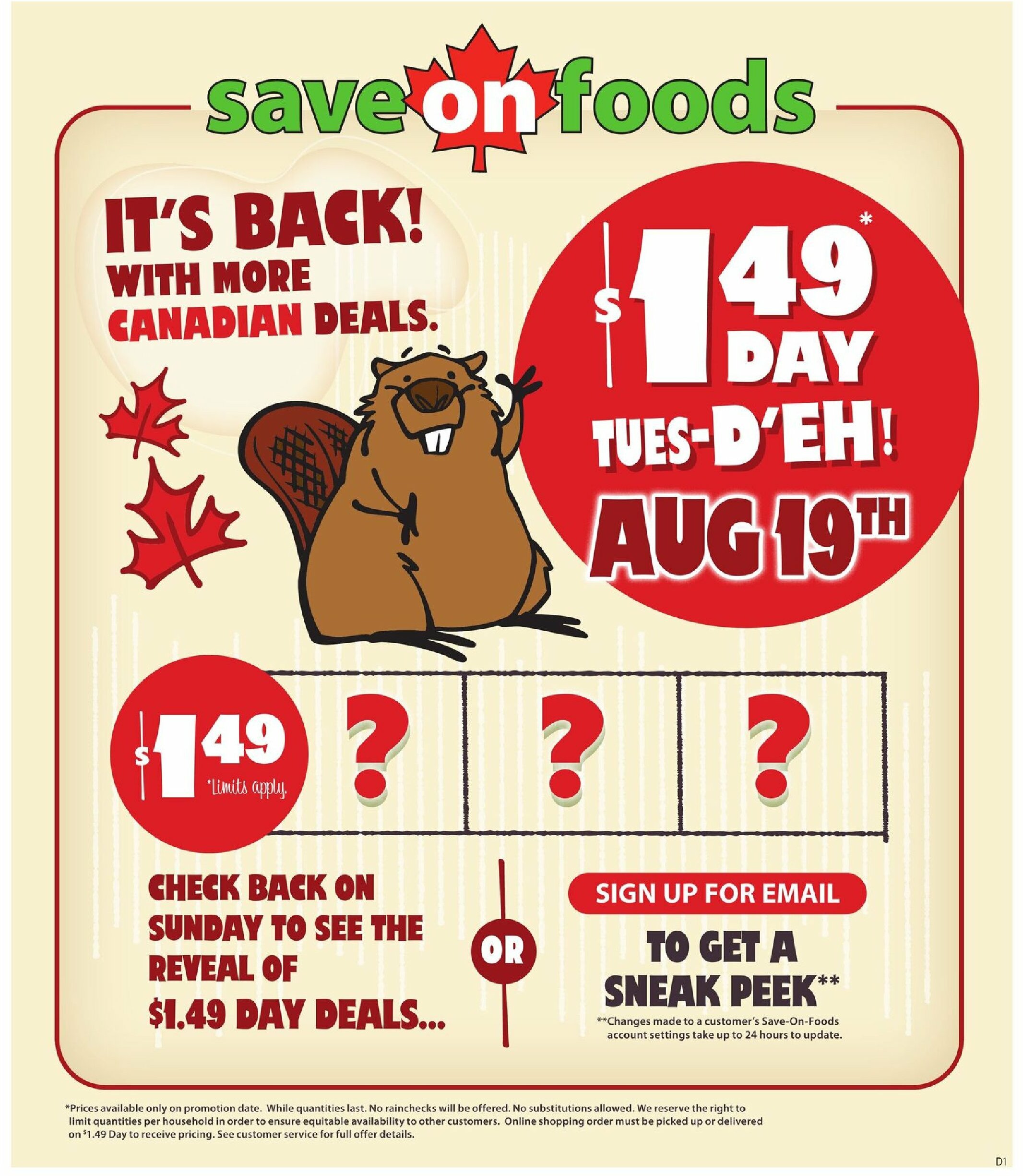 save-on-foods - Save On Foods flyer valid from 08-14 - 08-20