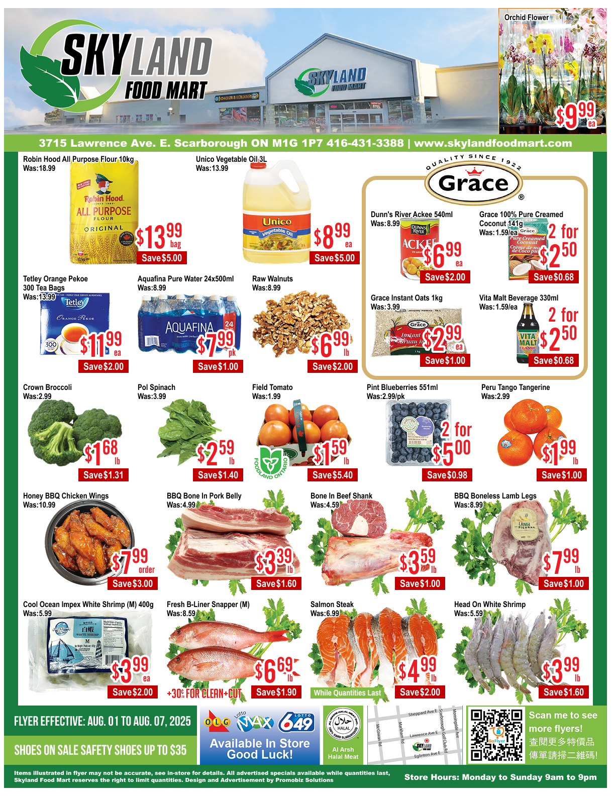skyland-food-mart - Skyland Food Mart flyer valid from 08-01 - 08-07