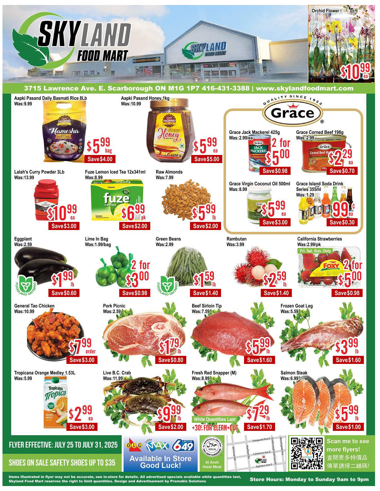 skyland-food-mart - Skyland Food Mart flyer valid from 07-25 - 07-31