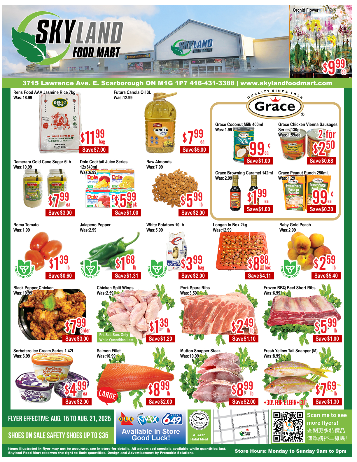 skyland-food-mart - Skyland Food Mart flyer valid from 08-15 - 08-21