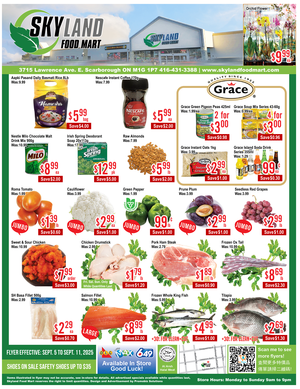 skyland-food-mart - Skyland Food Mart flyer valid from 09-05 - 09-11 - page: 1