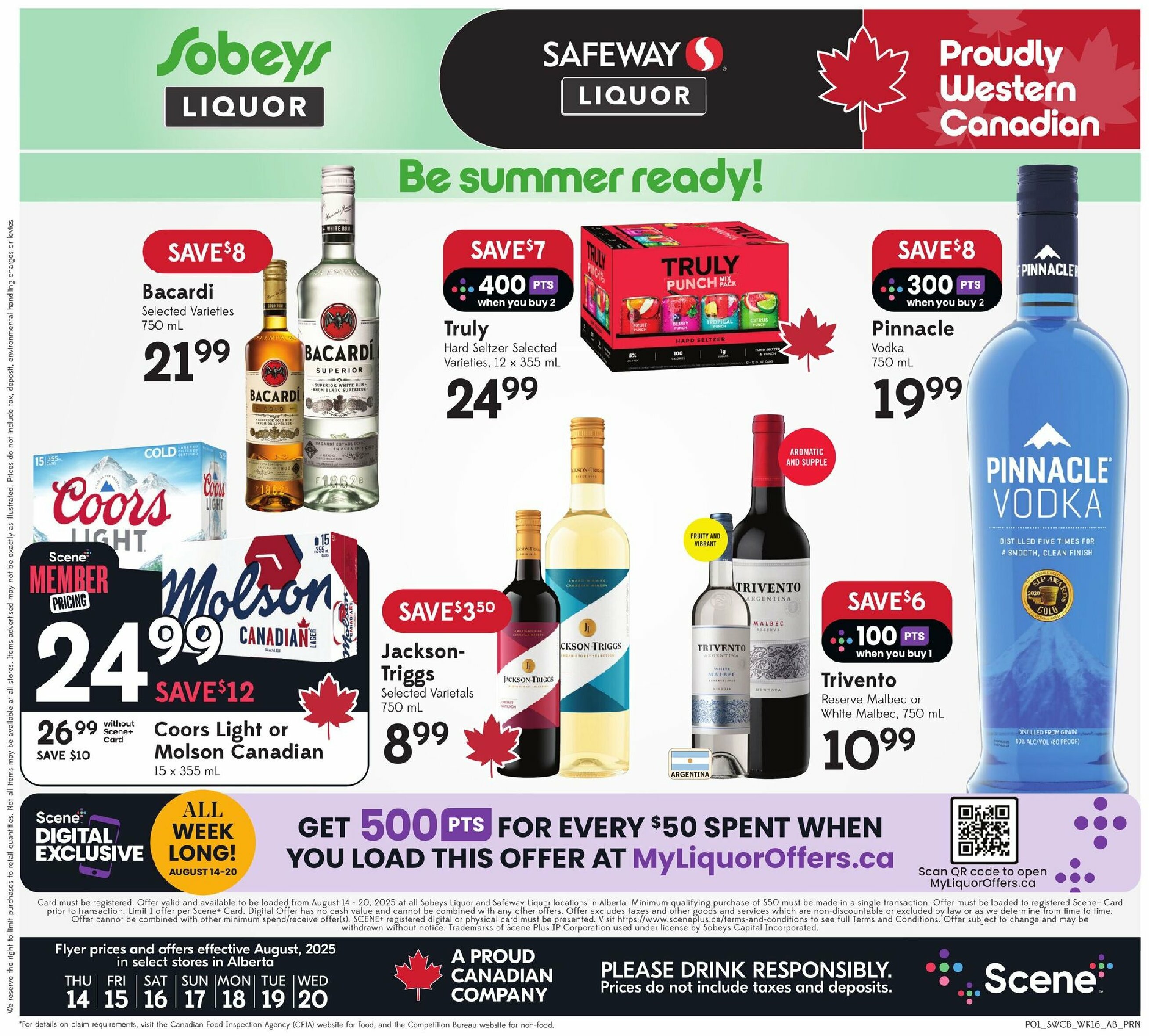 sobeys-liquor - Sobeys Liquor flyer valid from 08-14 - 08-20