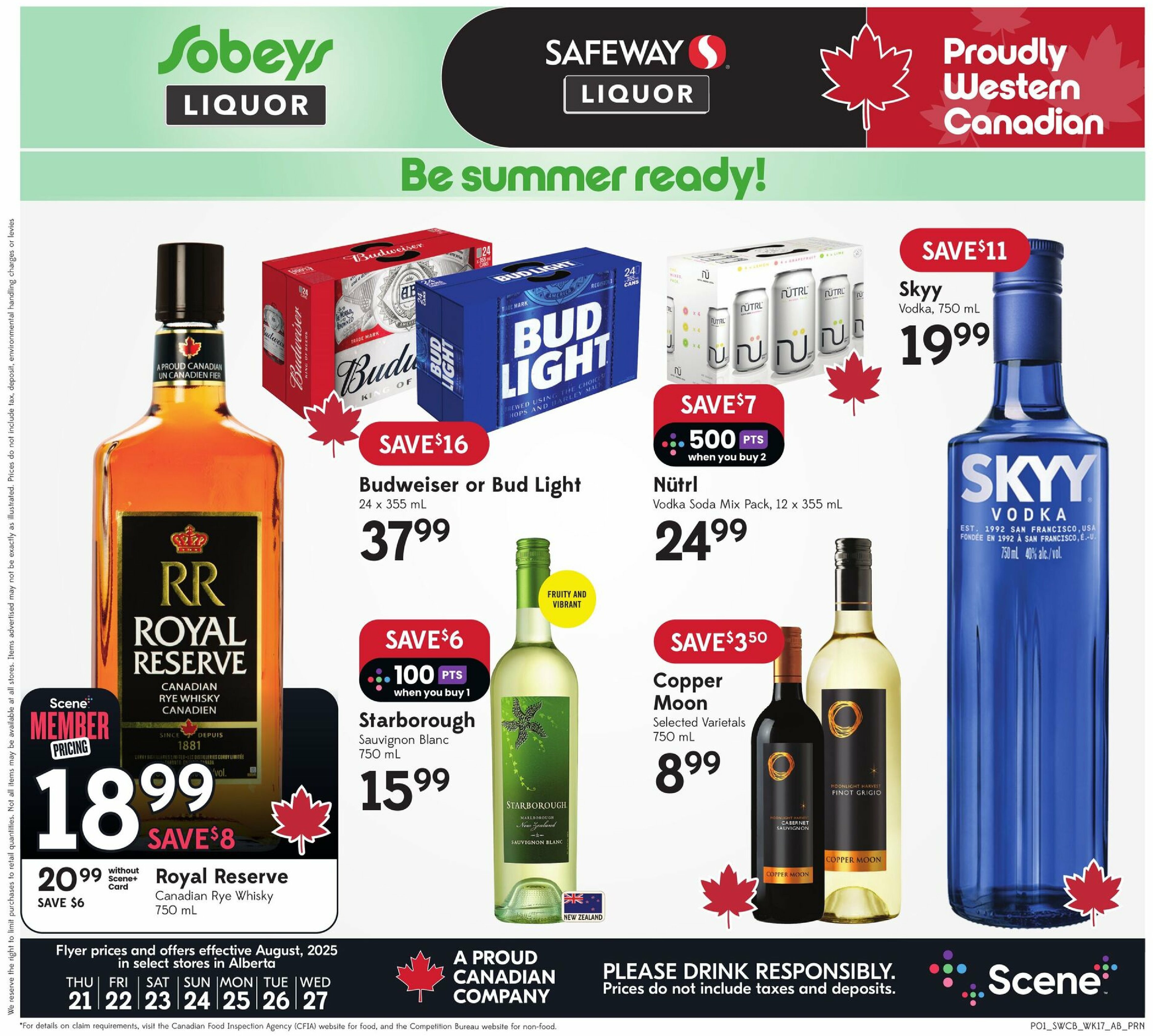 sobeys-liquor - Sobeys Liquor flyer valid from 08-21 - 08-27
